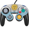 Argentina Flag Distressed Nintendo GameCube Controller Skin
